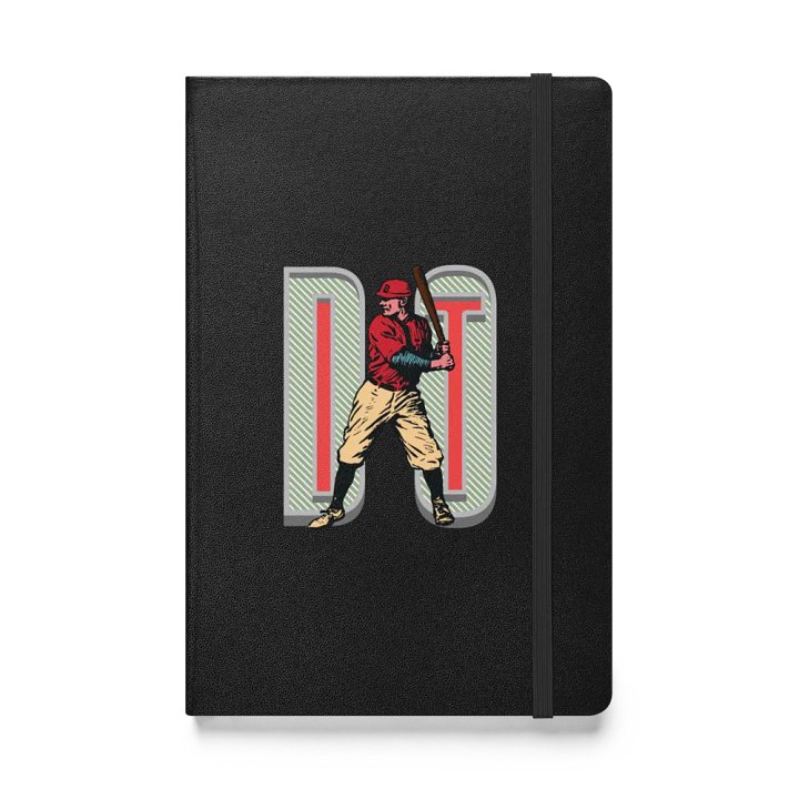 Do It Baseball Stylized Player Hardcover Notebook product image (1)