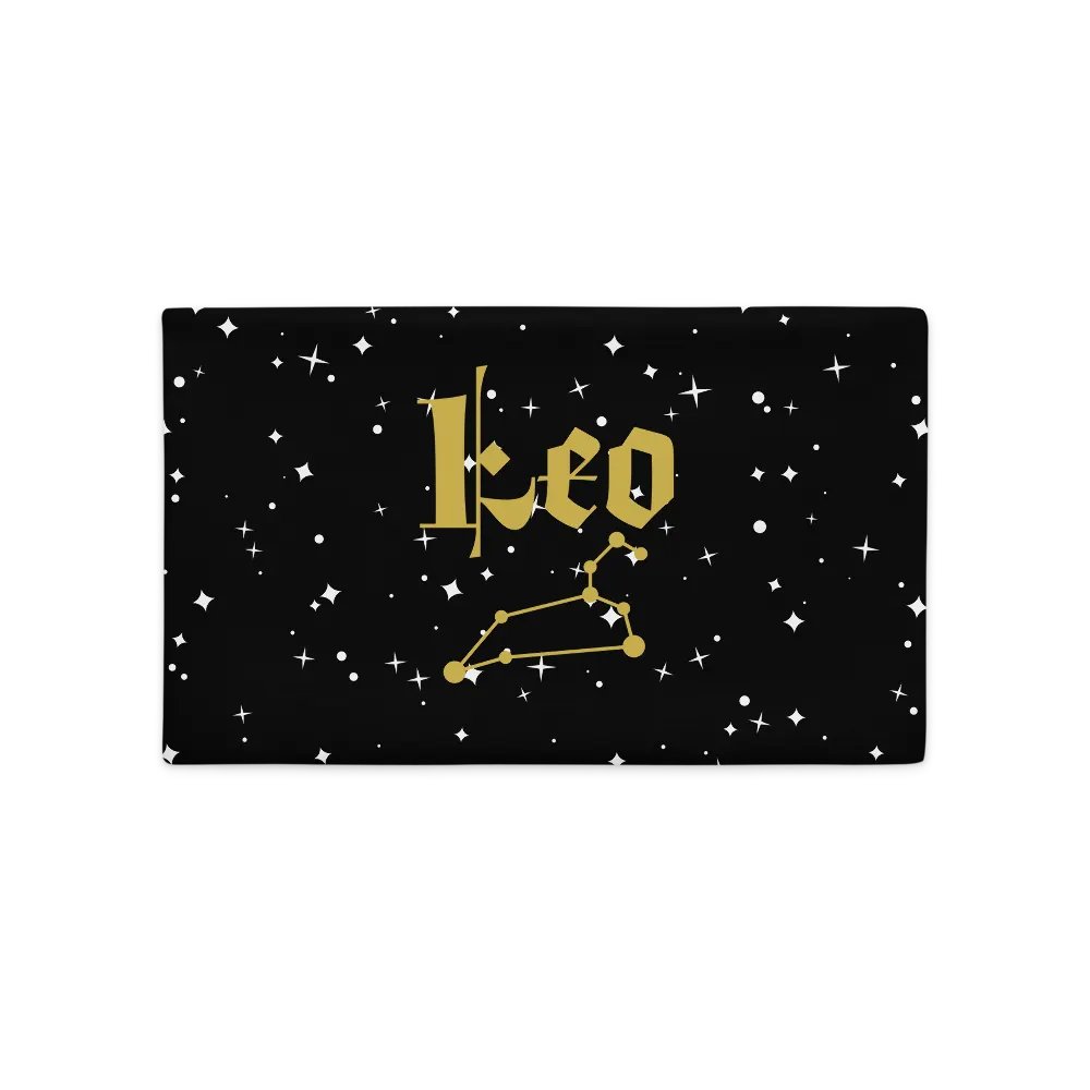 Starry Leo Constellation Pillow Case product image (2)