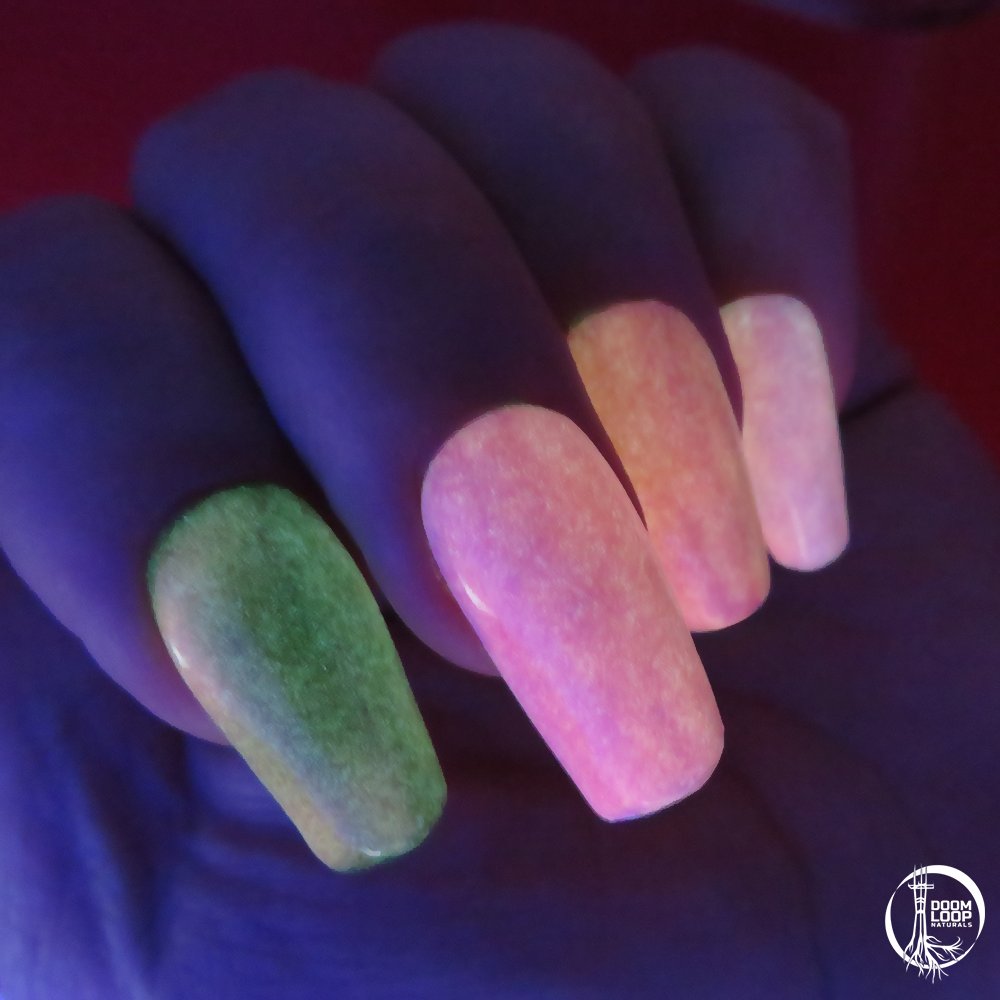 RADIOACTIVE SHRIMP - Pink Jelly Glow-In-The-Dark Nail Polish product image (2)