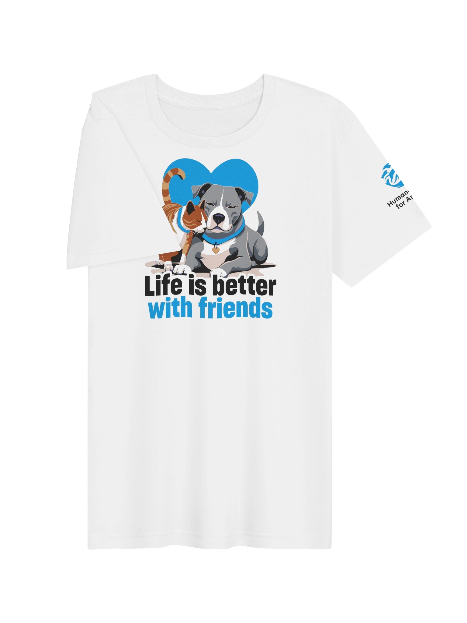 Life is better with friends - T-shirt product image (5)