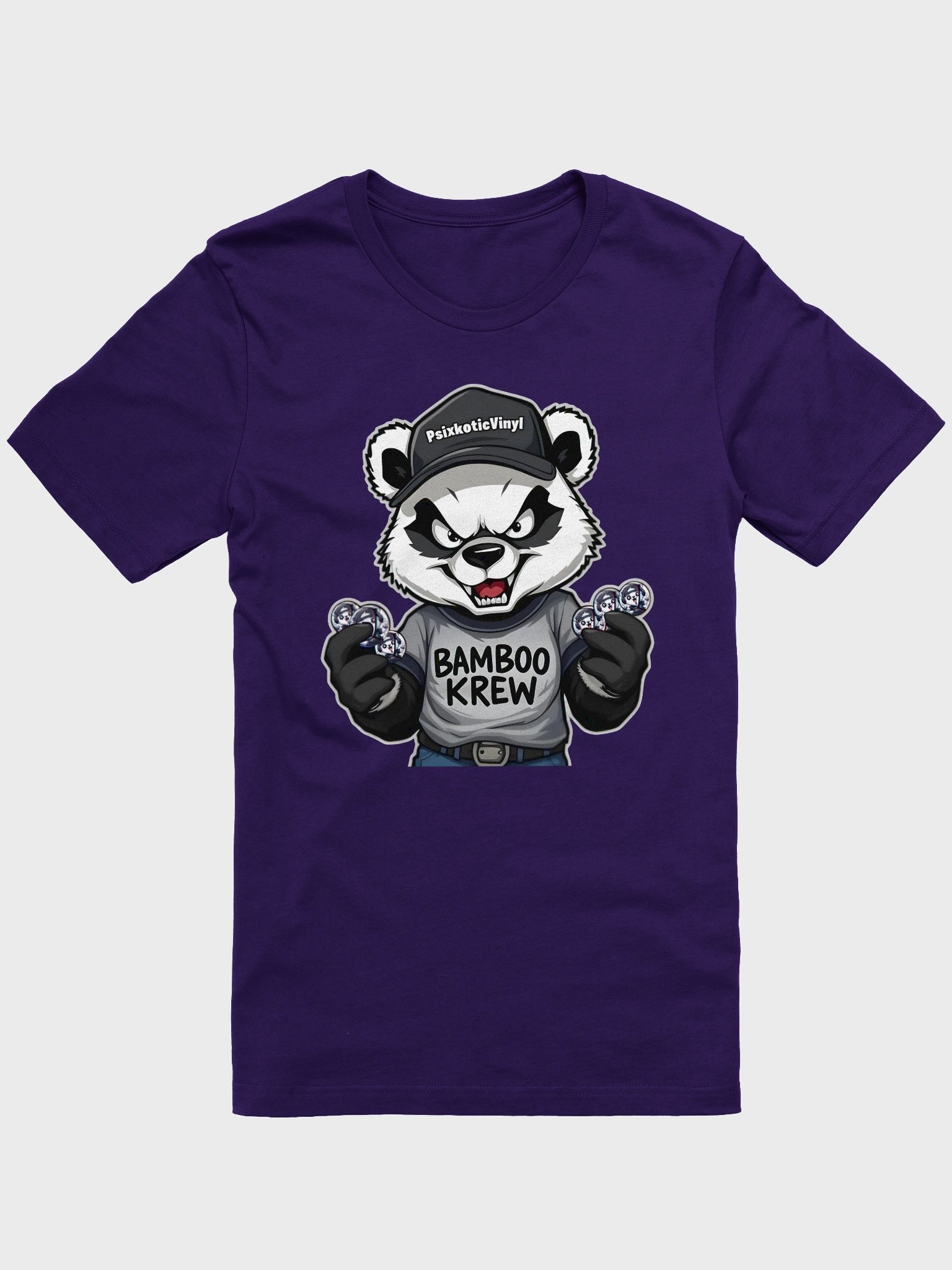 BAMBOO KREW Cartoon Panda T-Shirt product image (3)