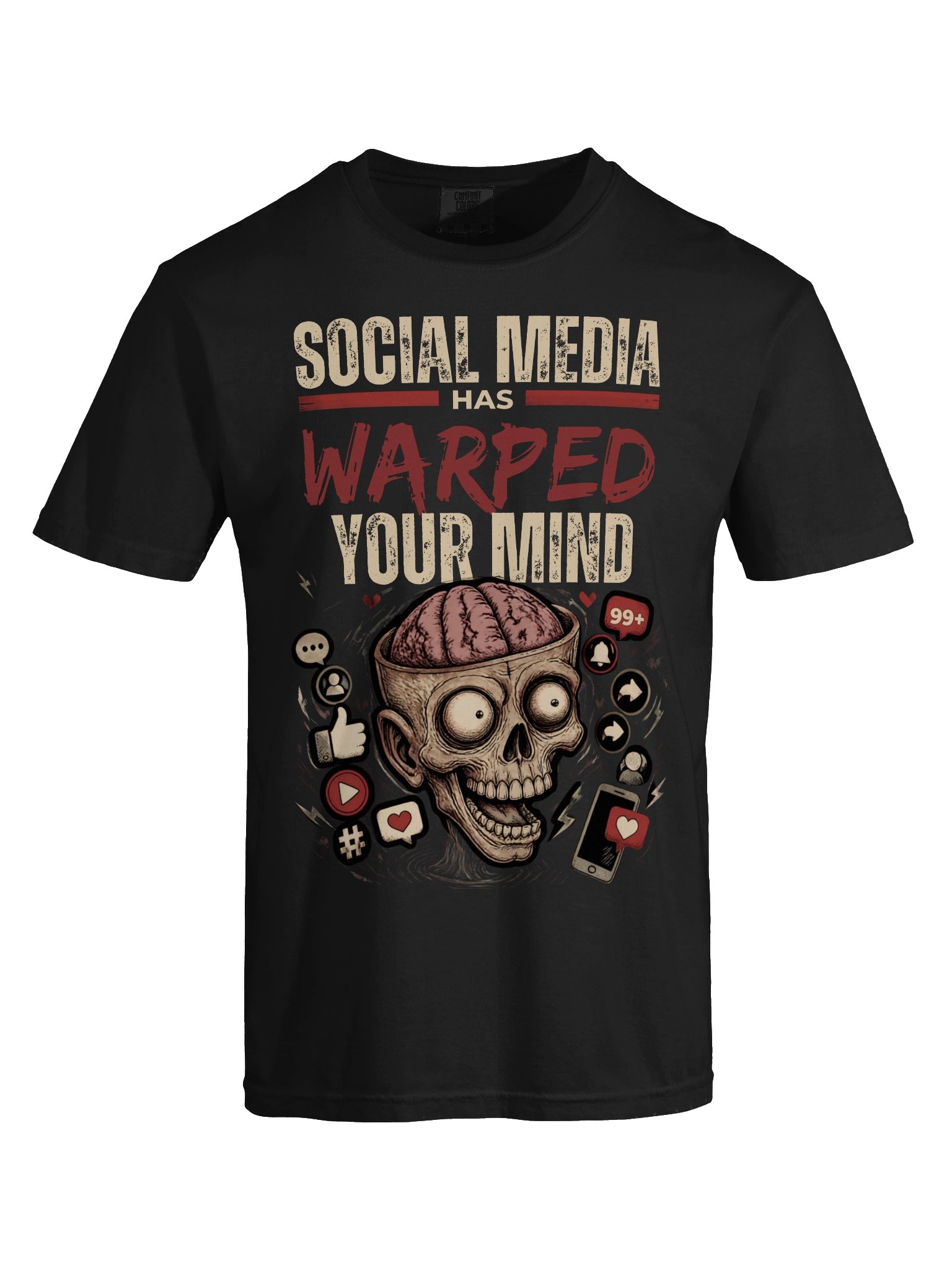 Social Media Warped Mind T-Shirt product image (37)