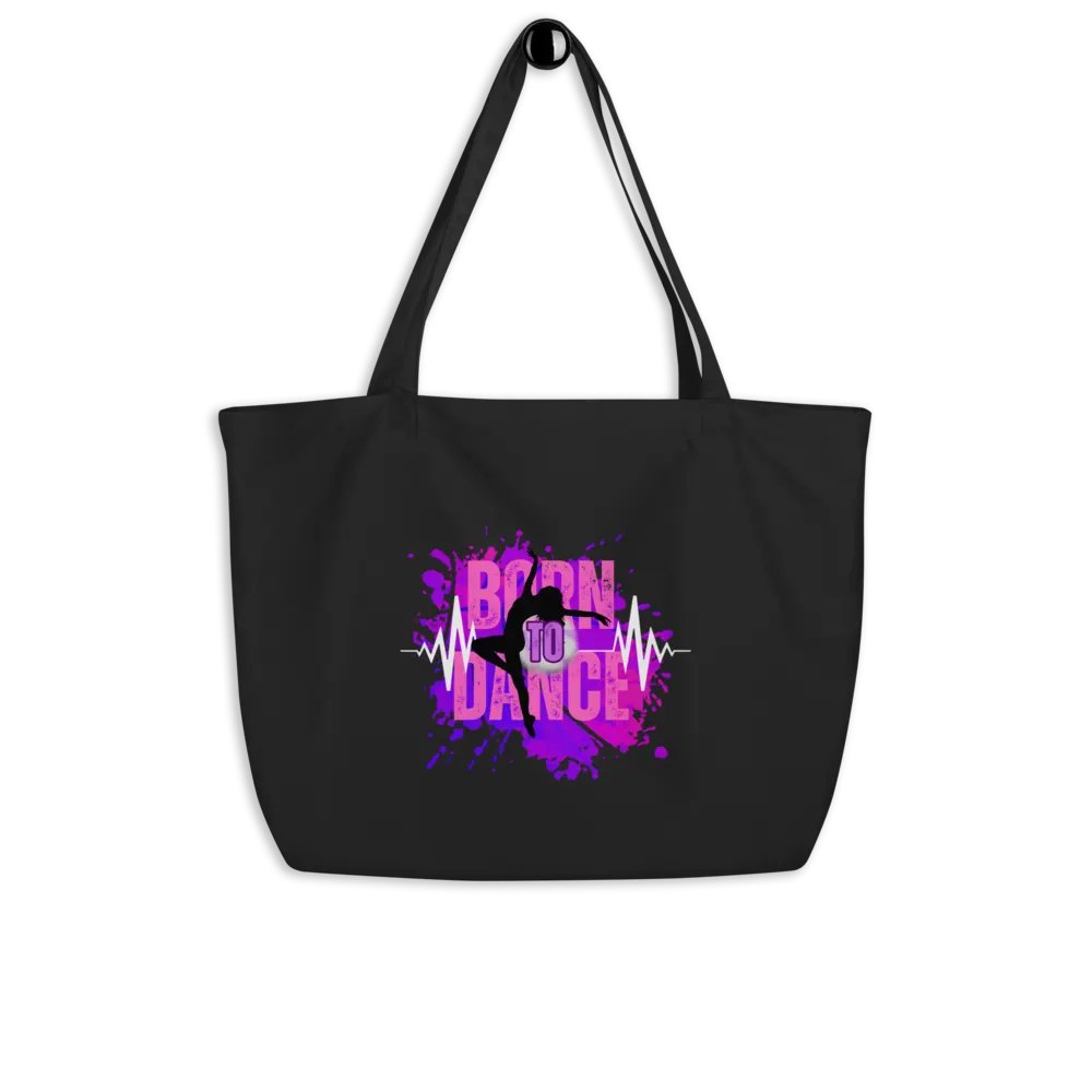 Born to Dance Her Silhouette Rectangular Tote Bag product image (5)