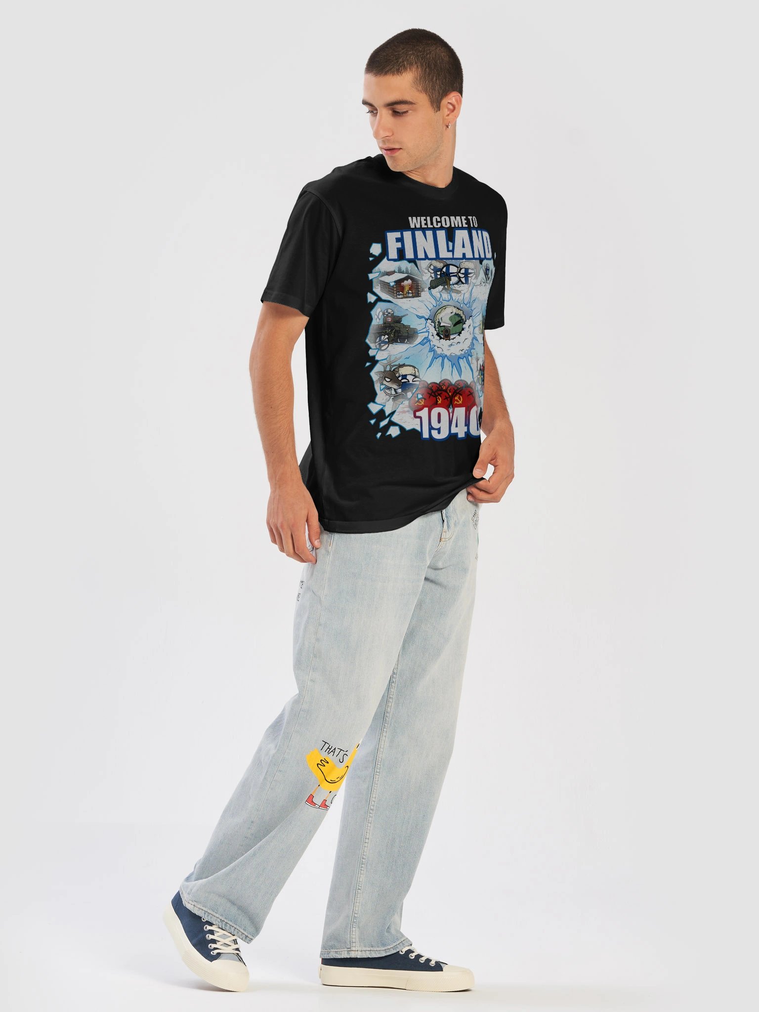 Welcome to Finland 1940 Premium T-shirt product image (5)