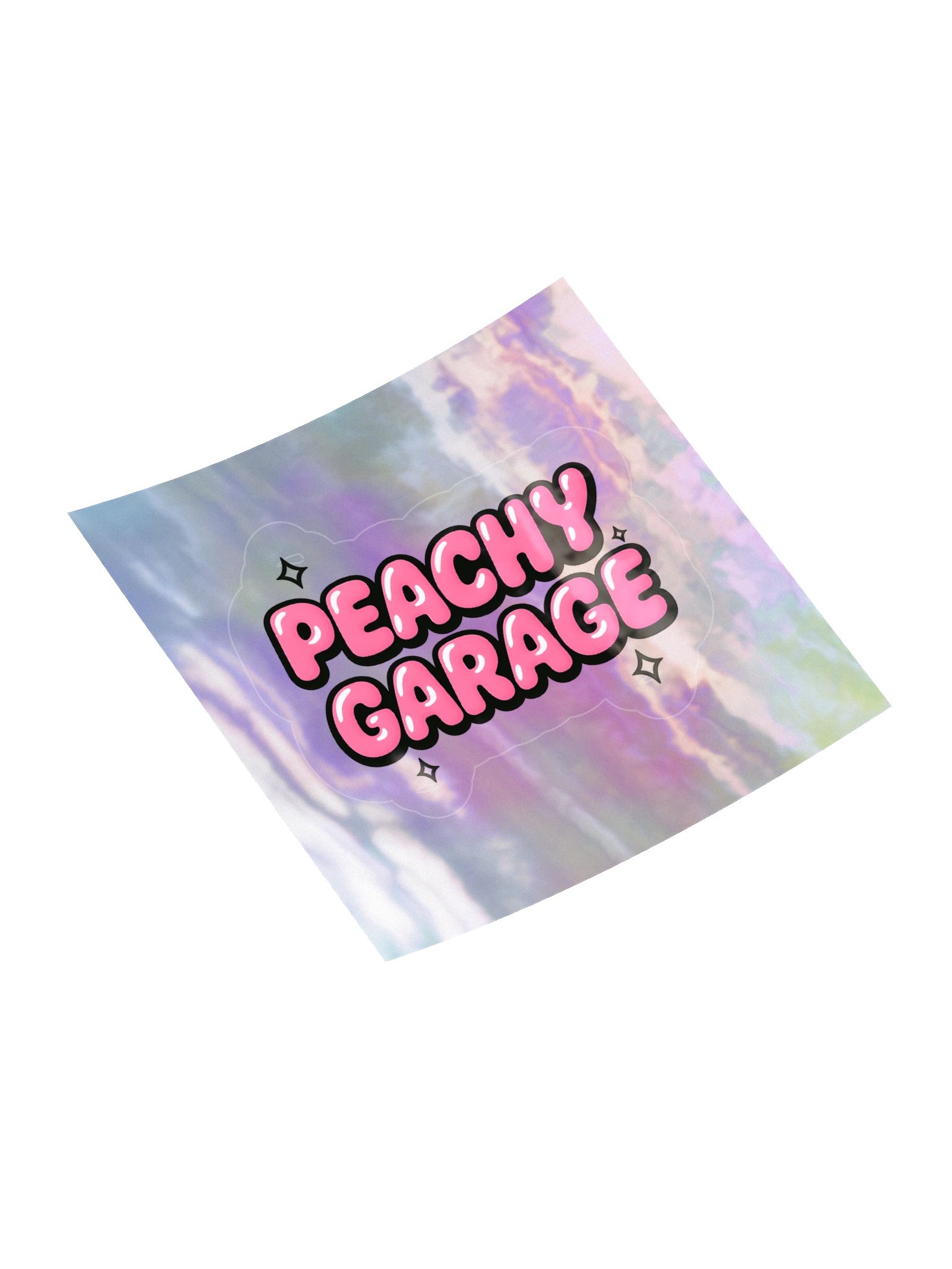 Peachy Garage Holographic Bubble Sticker product image (11)