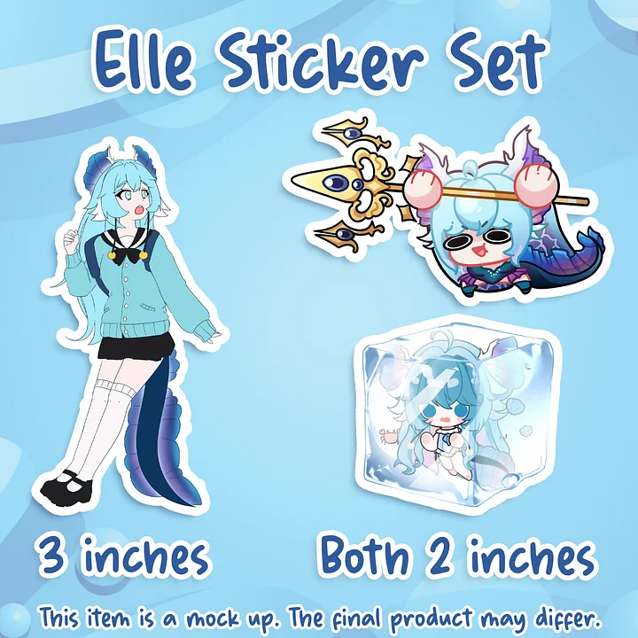 Elle Birthday Sticker Set product image (1)