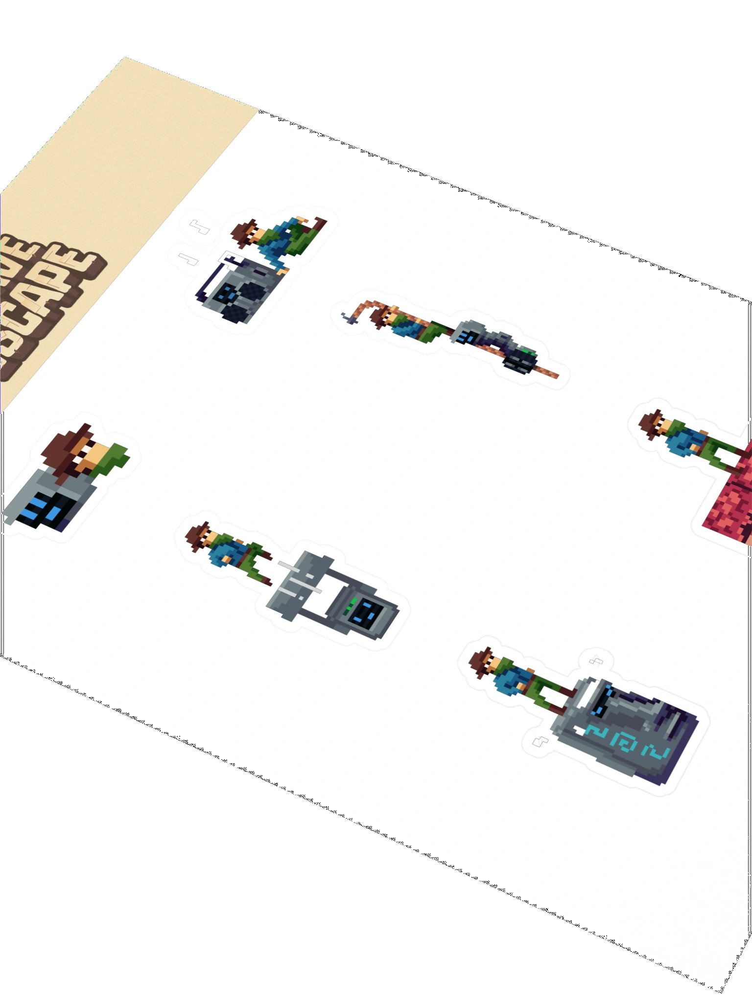 Brave Escape Sticker Sheet product image (2)
