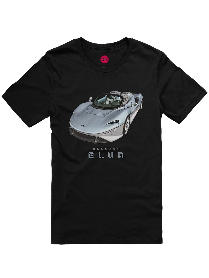Supernova Silver and Polaris Blue McLaren Elva Shirt (Retro, Sketch, Silhouette) product image (7)