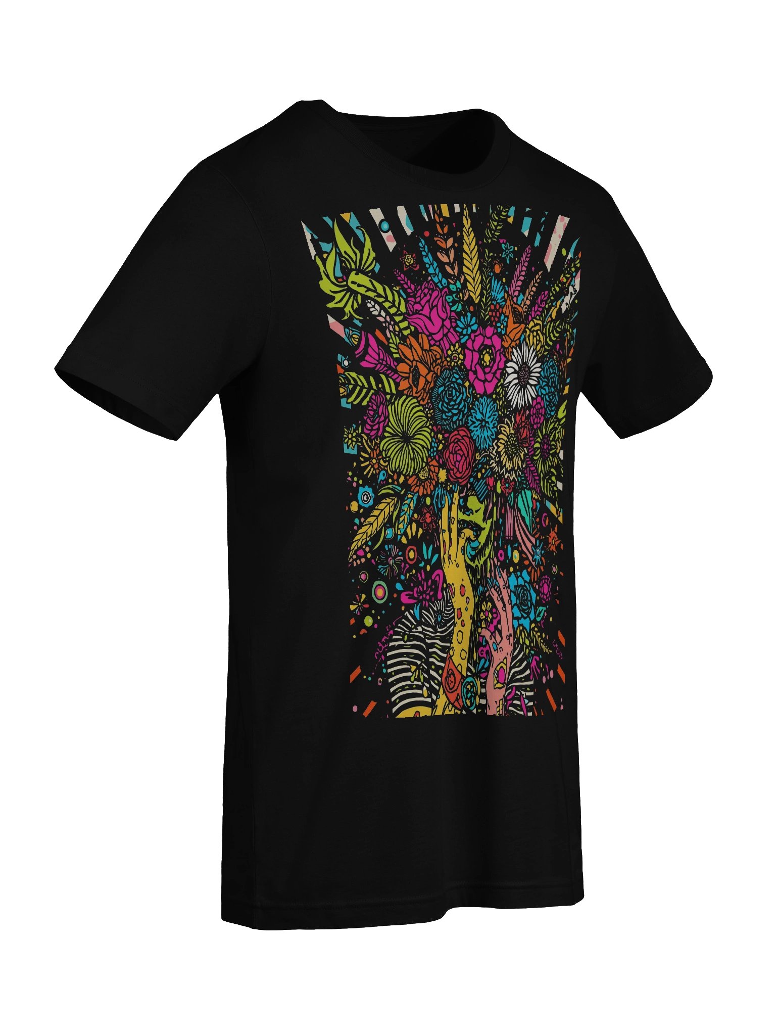 Neon Bouquet Hands Supersoft Tee product image (7)