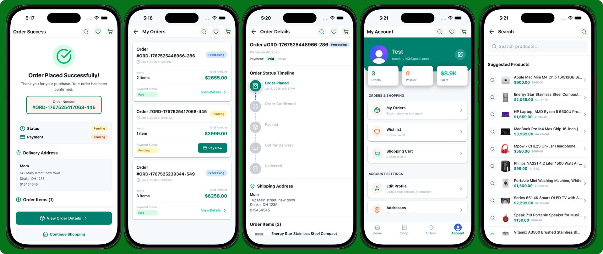 ShopCartPro - Complete React Native E-Commerce App with Sanity CMS & Stripe Integration product image (5)