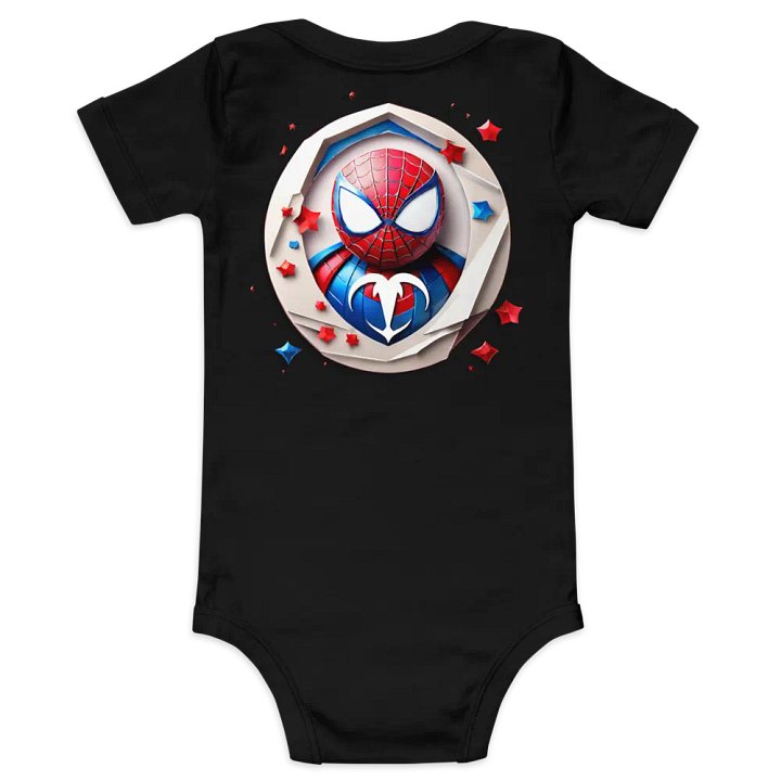 Infant Spiderman Short Sleeve One Piece product image (2)