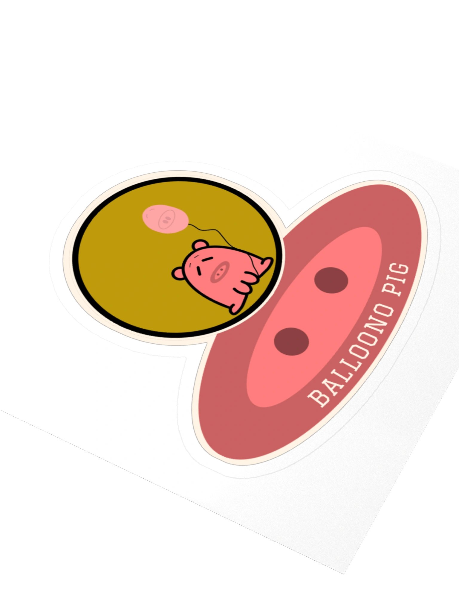 Balloono Pig Snout Sticker product image (7)