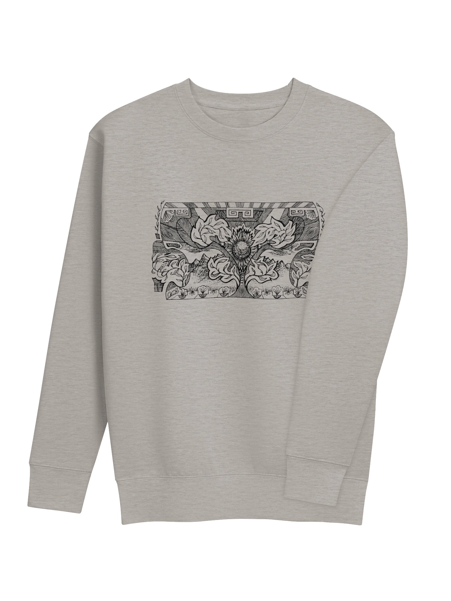06JL3041 Sunflower Sunrise sweatshirt by Litchfield Studio product image (4)