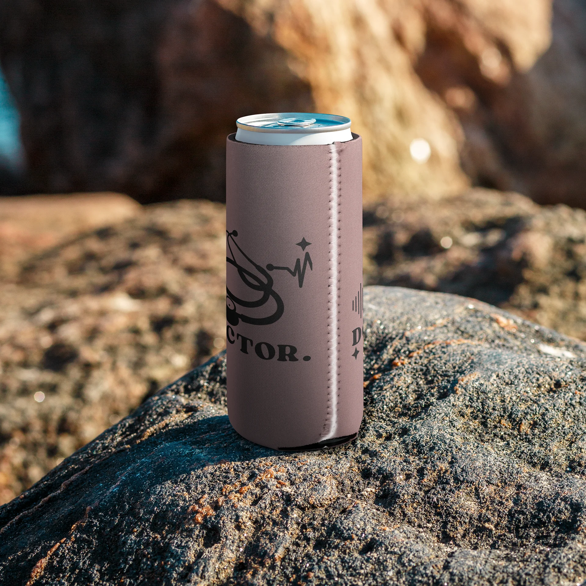 Light Wood Color Can Cooler - Fall Aesthetic product image (7)