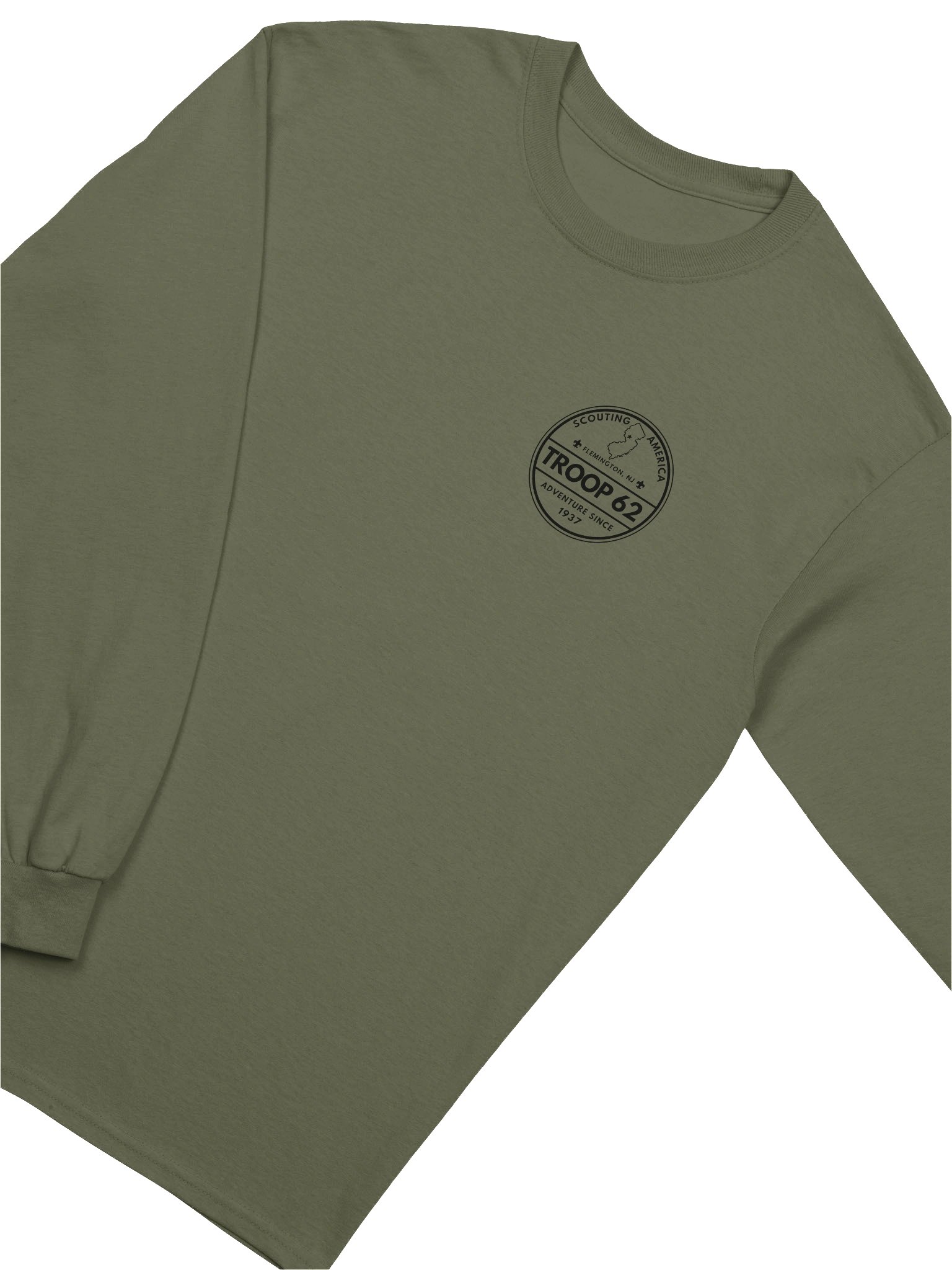 Troop 62 Class B Uniform T-Shirt Long Sleeve product image (3)