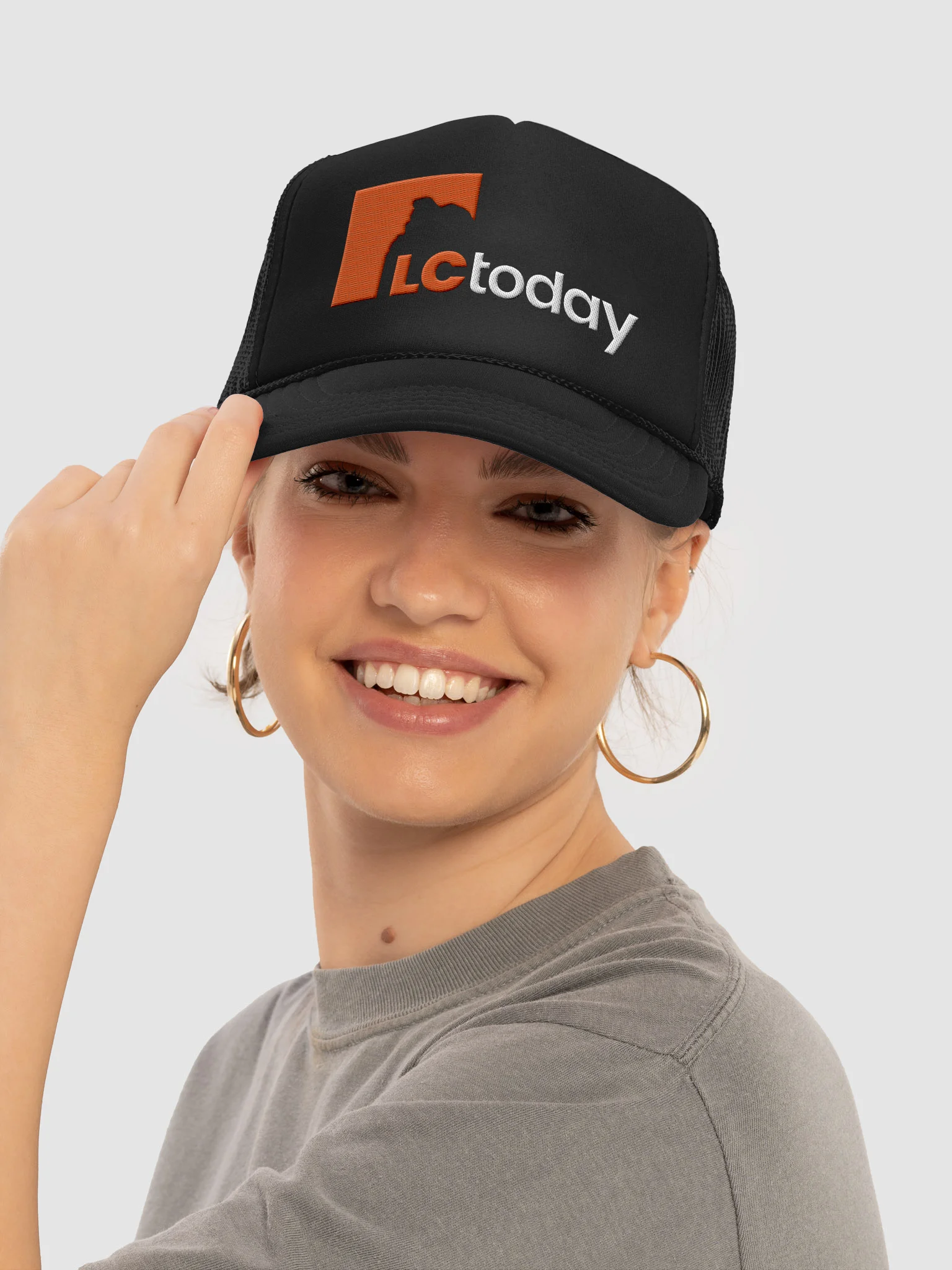 LCtoday Logo Trucker Hat - Black product image (5)