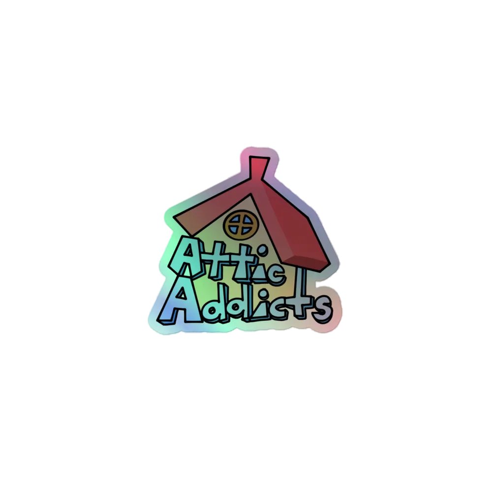 Attic Addicts Holographic Sticker product image (1)