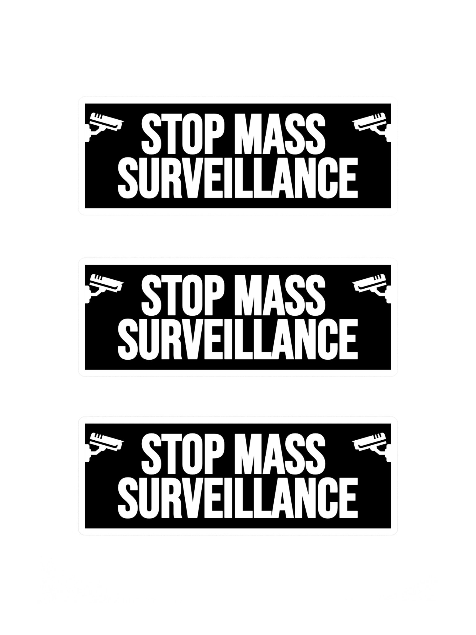 Stop Mass Surveillance Sticker Sheet product image (3)