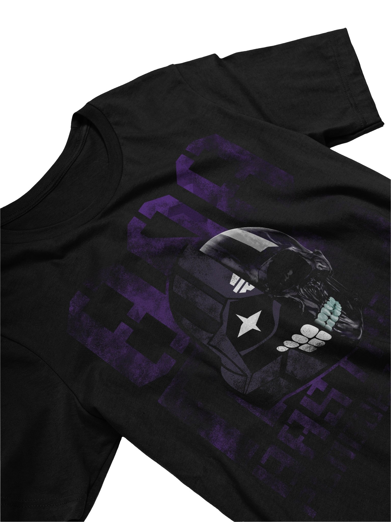 Blackout Skull Helmet Tee product image (5)
