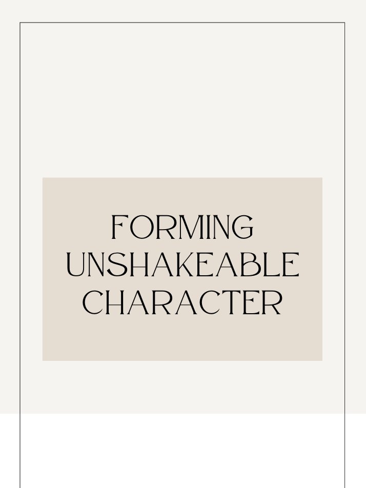 Building Unshakeable Character - Free Companion Worksheet product image (1)