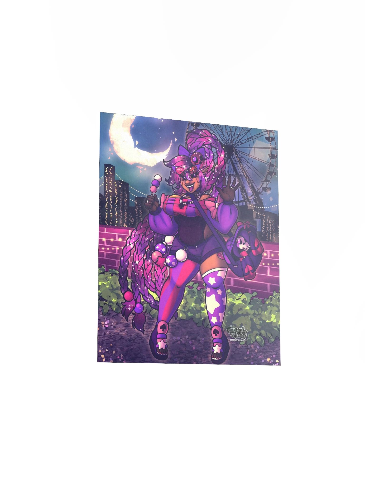 Cosmic Carnival Night Print product image (3)