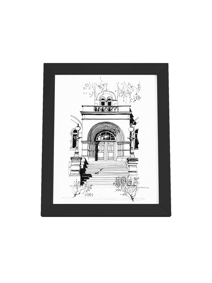 The Museum Hall, Bridge of Allan - Framed Poster product image (1)