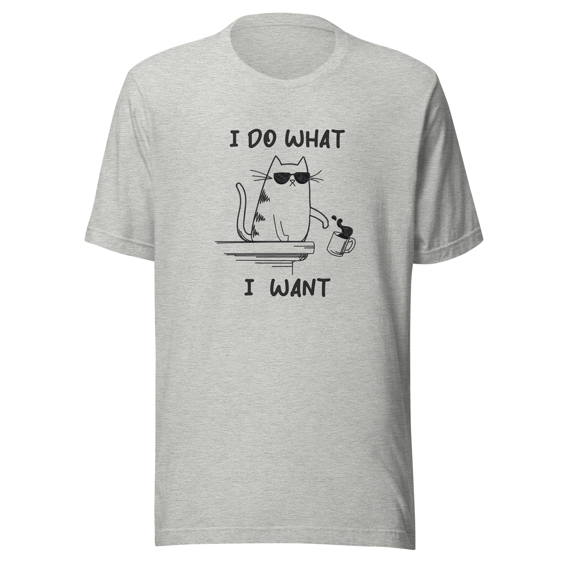 I Do What I Want Cat Tee product image (1)