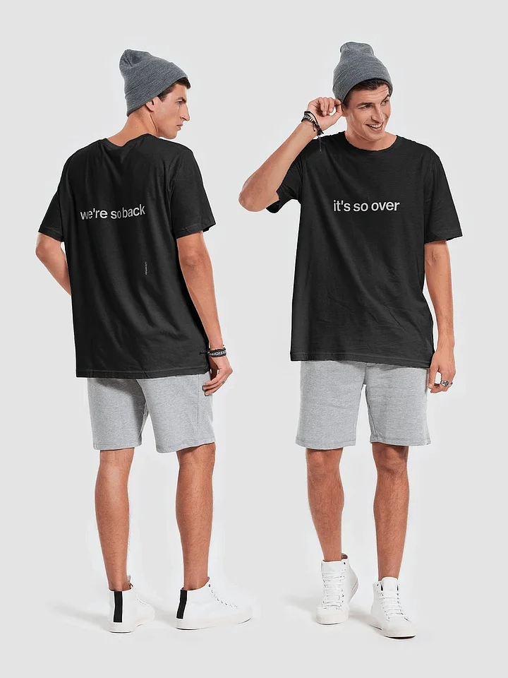 we're so back / it's so over - 100% cotton product image (6)