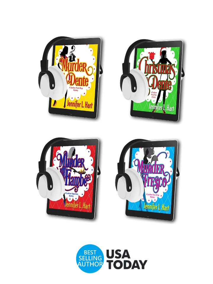 Southern Pasta Shop Mysteries: 3-Audiobook Bundle + Bonus Christmas Story product image (1)
