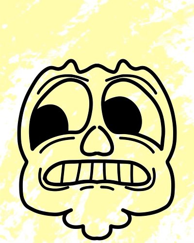 Day 7. Panic. After making this one idk if I’ll continue to make animations in Fresco 🤦🏾‍♂️ I’m just glad it saved all of the...