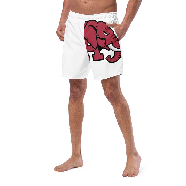 Red Elephant A-Print Swim Trunks product image (2)