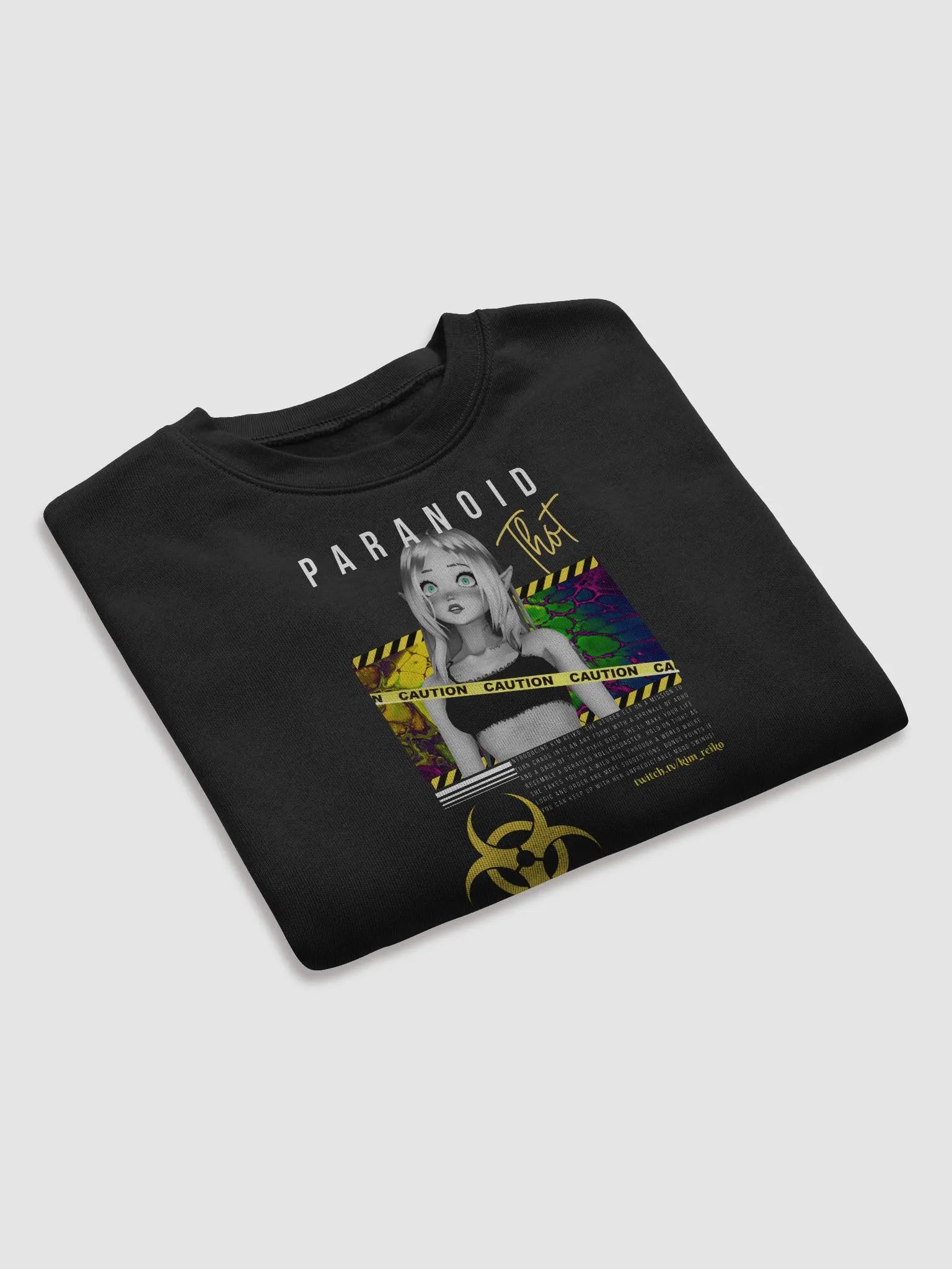 Paranoid Thot Cropped Longsleeve product image (14)
