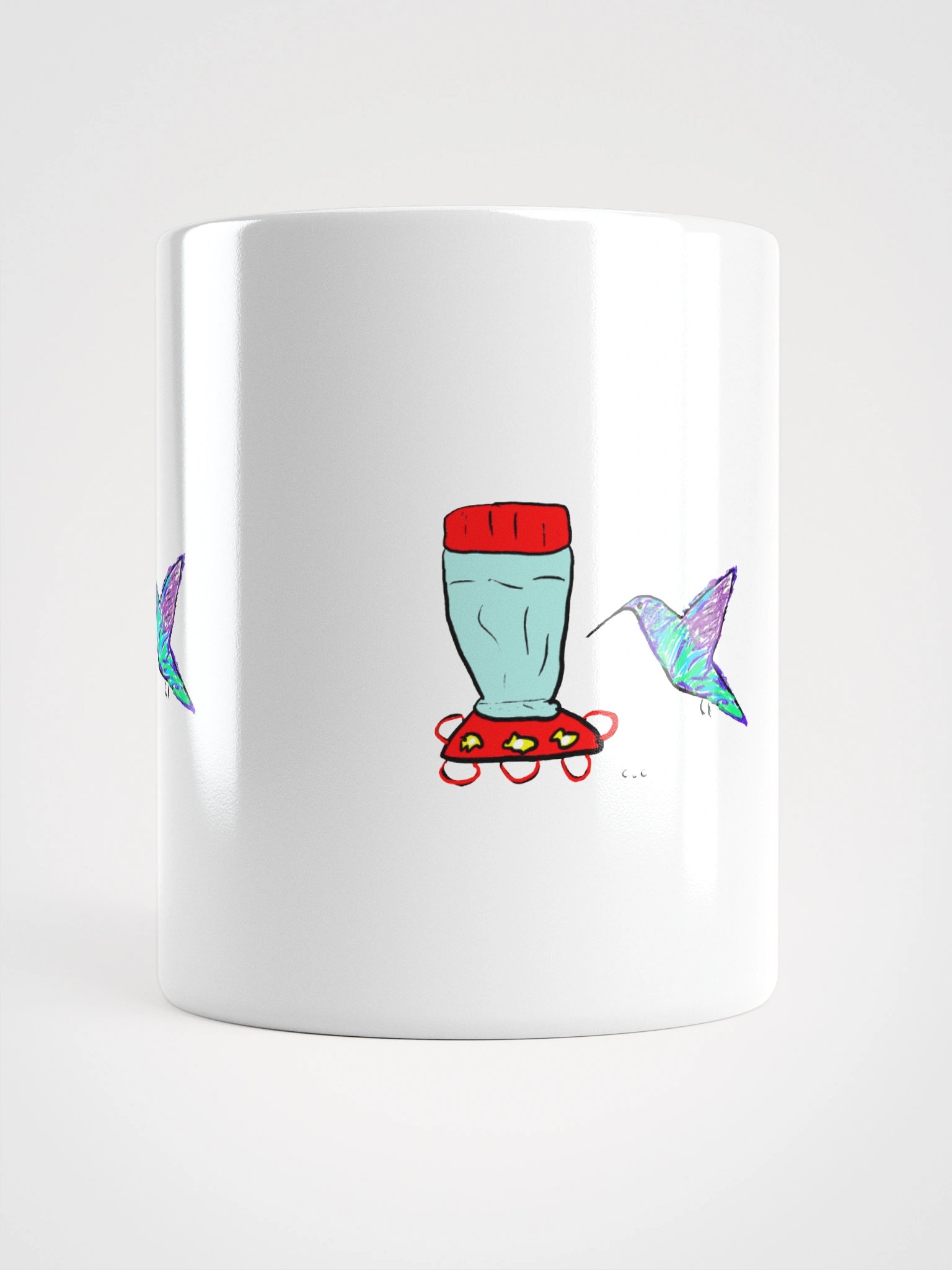 Hummingbird mug - White product image (16)