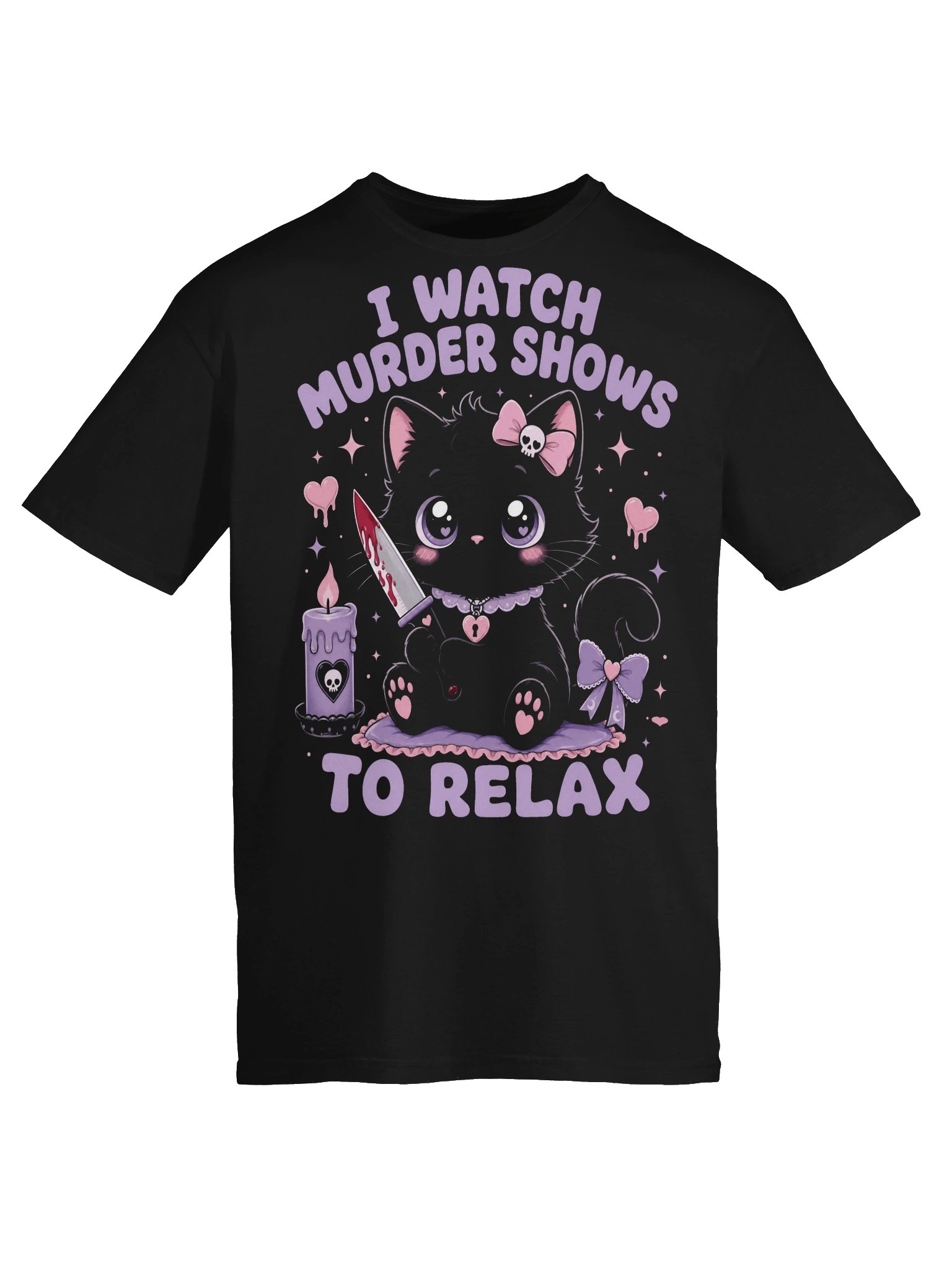 I Watch Murder Shows to Relax T-Shirt product image (5)