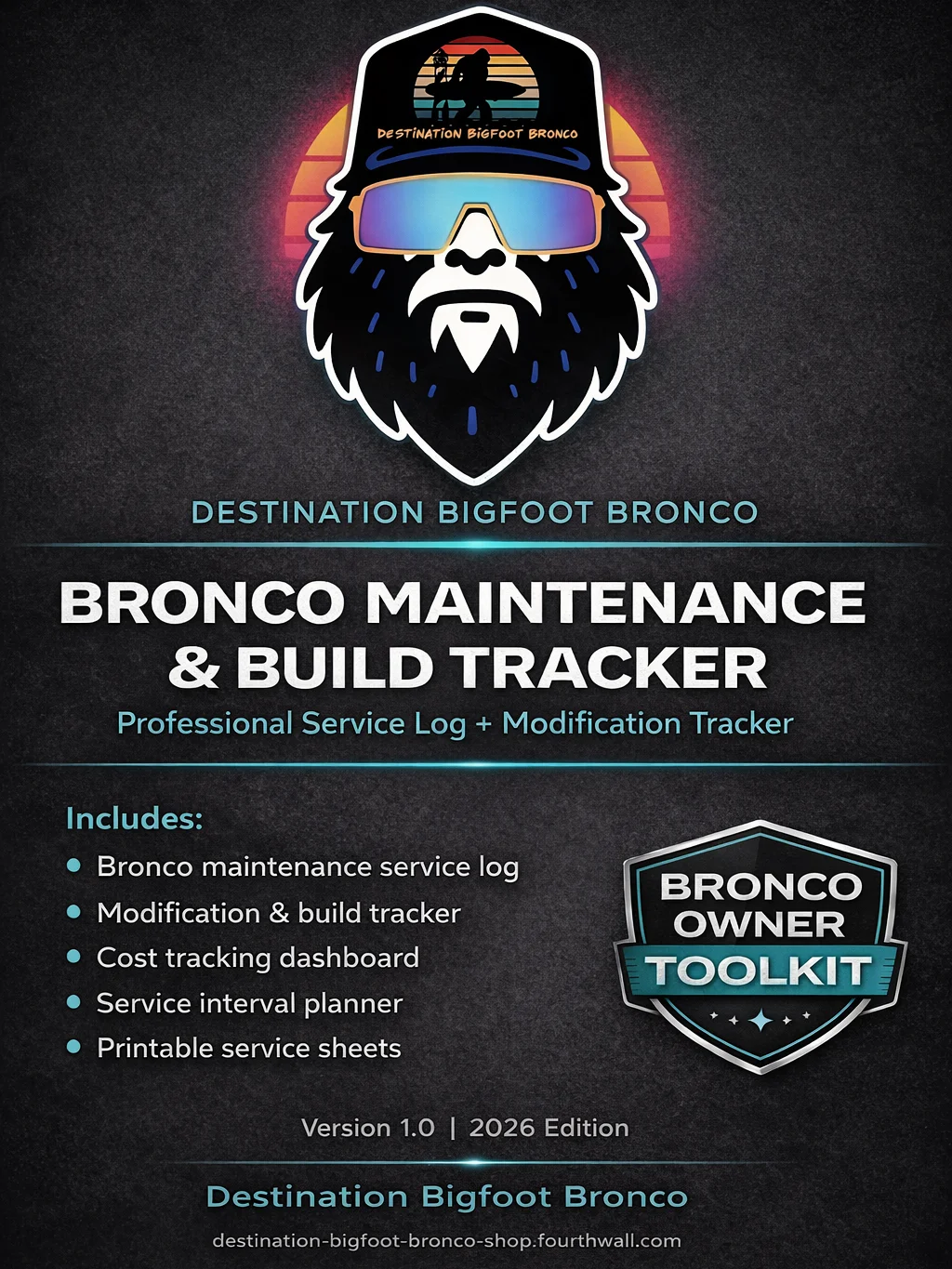 Tier 4 - Digital Download Bronco Pro Modder Toolkit Ultimate Build, Maintenance, Torque Spec Guide, FORScan Modification System & Bronco Build Sheet Template product image (1)
