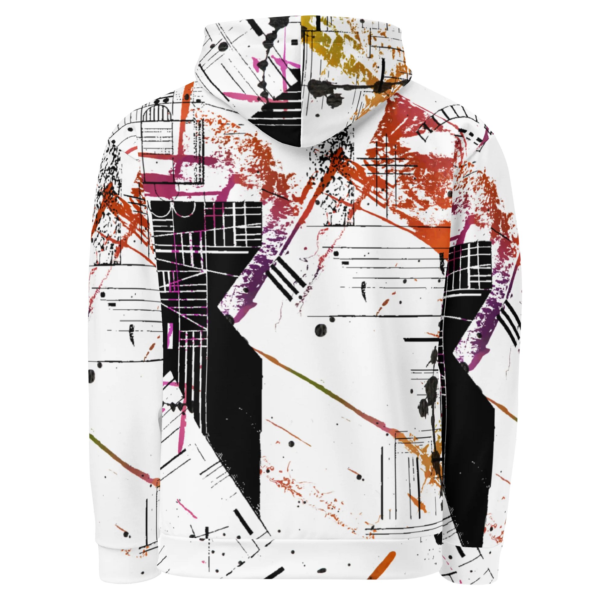 Ritmo Urbano (Urban Rhythm) Eco-Friendly Canvas Hoodie product image (3)