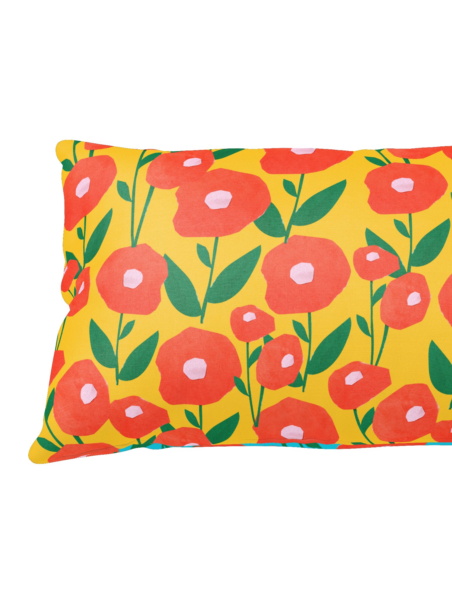 Bold Poppy Floral All-Over Print Pillow product image (3)