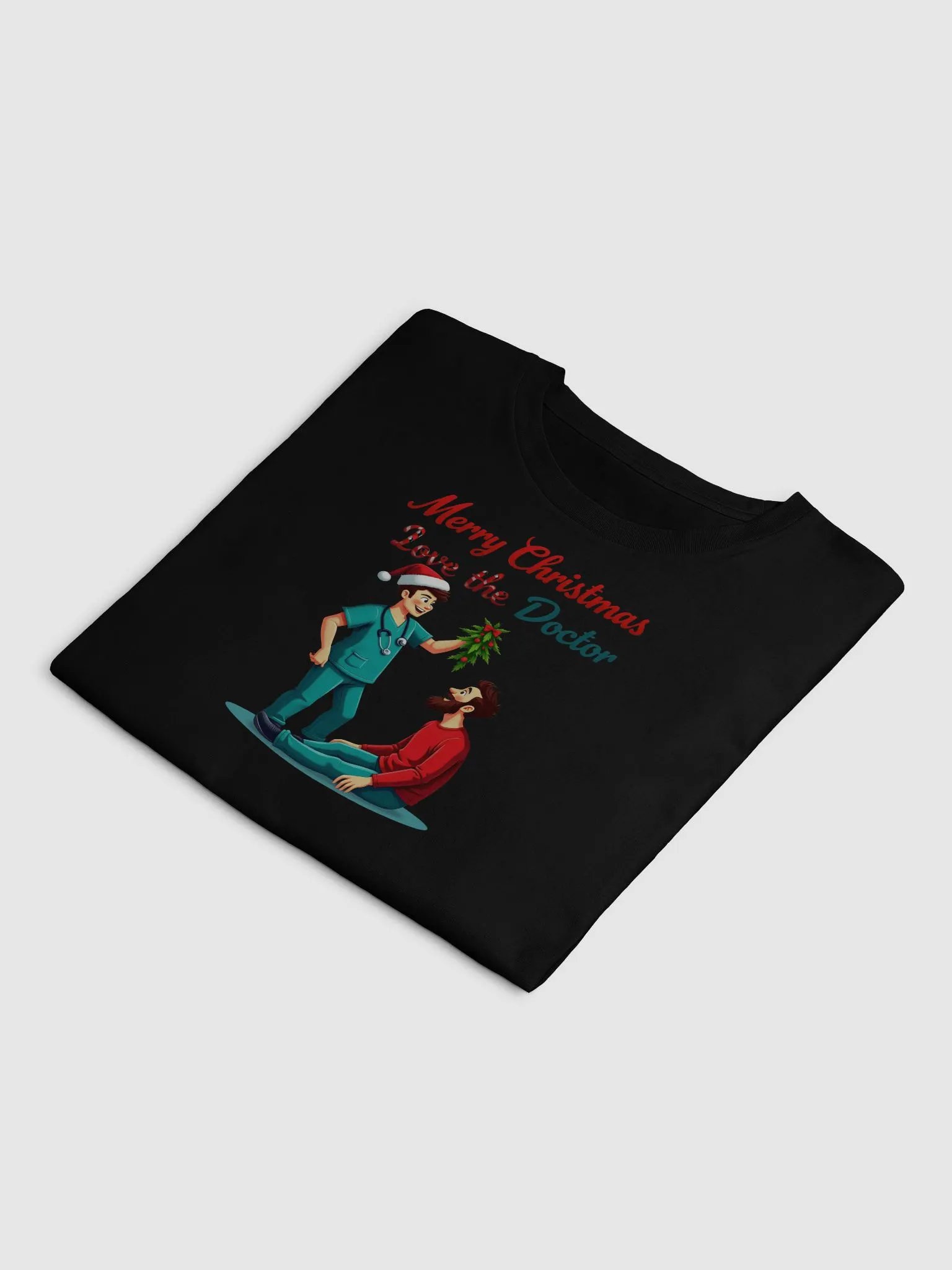 Merry Christmas Love the Doctor Crop Top product image (28)