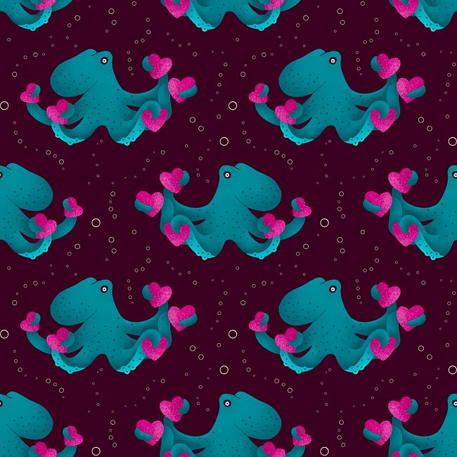 Octopus and Hearts