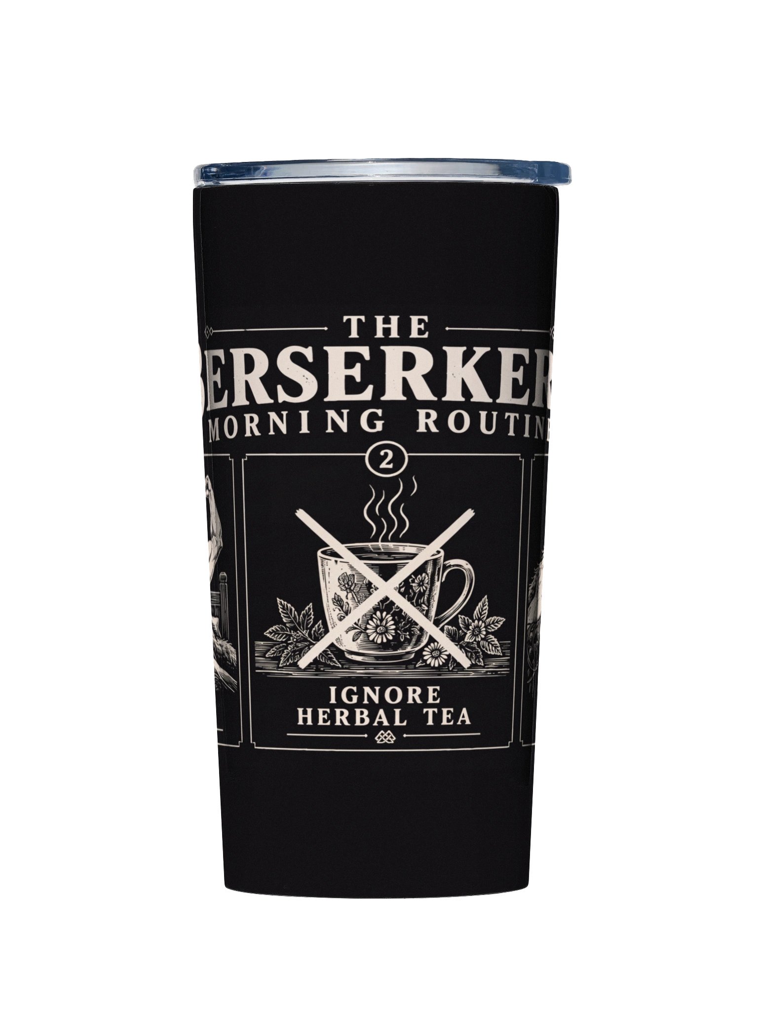 The Berserker's Morning Routine Travel Tumbler product image (3)