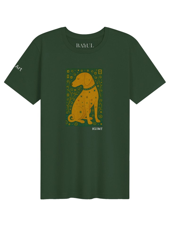 DOGART Unisex Jersey Dog T-Shirt - KLIMT - Iconic Painting Reimagined with Dogs product image (1)