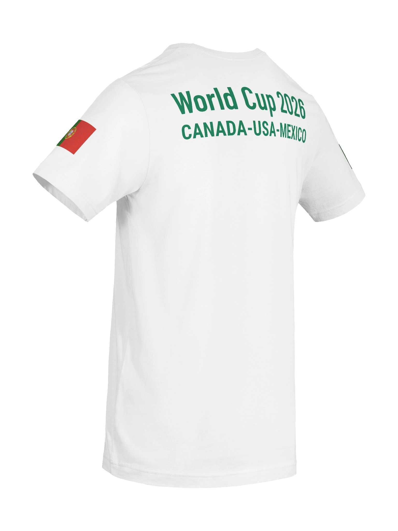 Portugal 2026 World Cup Flag T-Shirt - Supporter Edition - Canada-USA-Mexico Championship Kit product image (86)