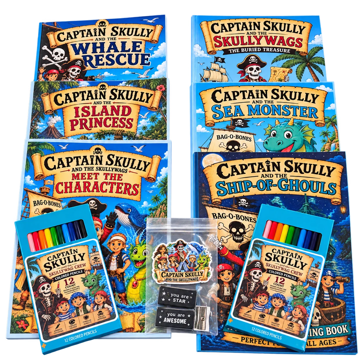 The Complete Captain Skully and The Skullywags Adventure Book Bundle product image (1)