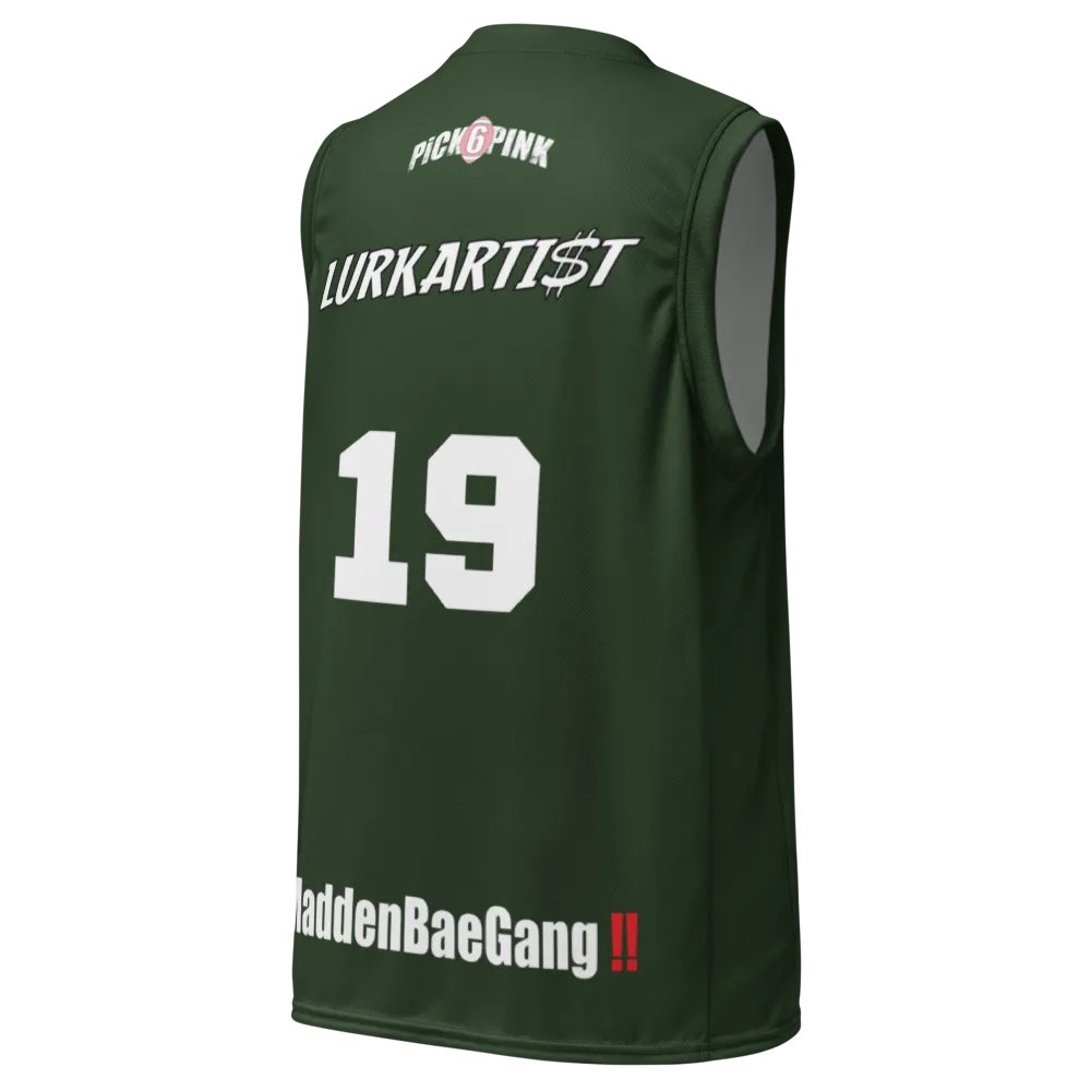 Madden Bae Jersey 👨‍🎨 (Green + White Logo) product image (12)