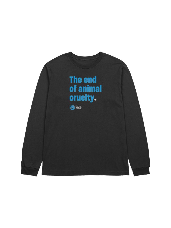 The end of animal cruelty - Long sleeve tee product image (1)