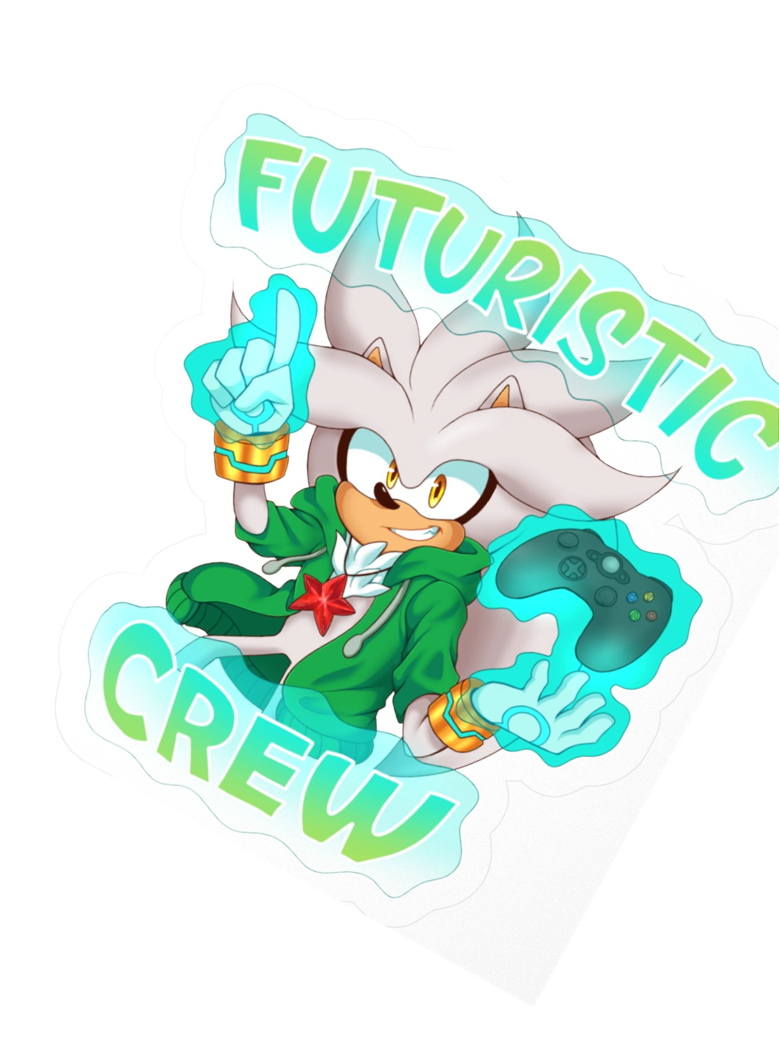 Futuristic Crew Sticker product image (2)