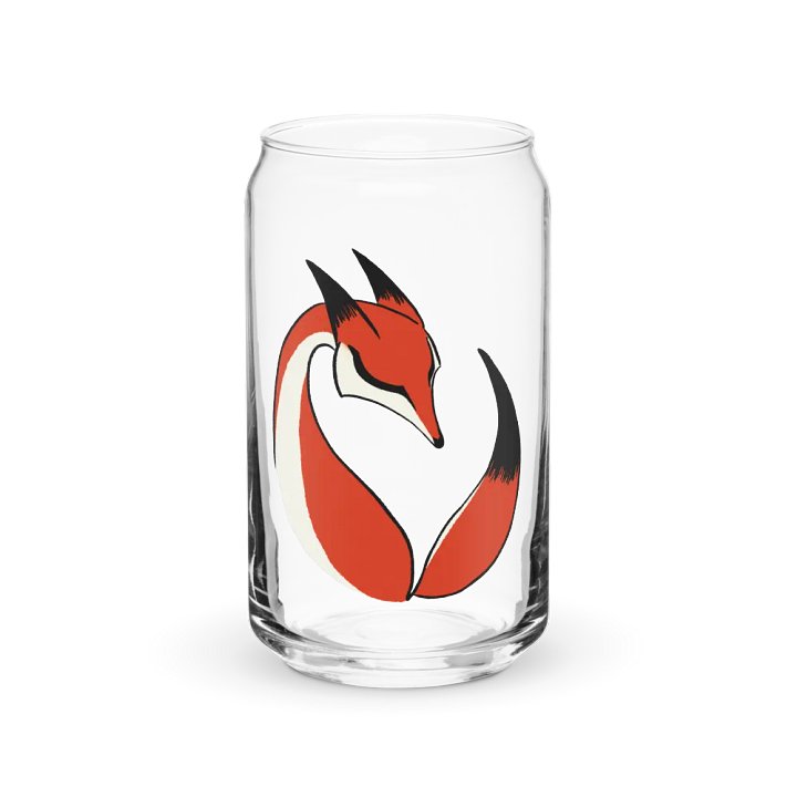 Calming Red Fox Can-Shaped Glass product image (1)