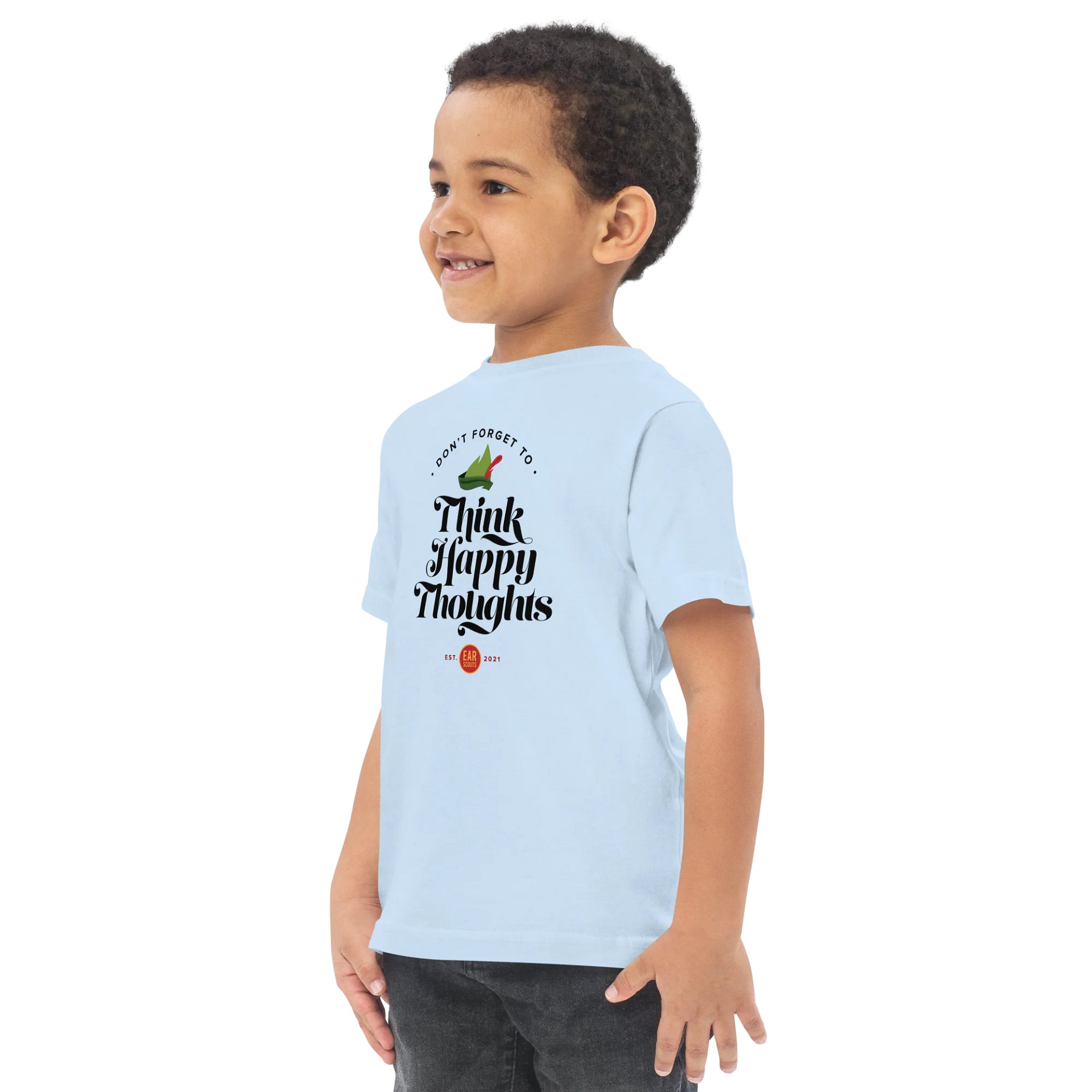 Happy Toddler Tee (Light Blue) product image (3)