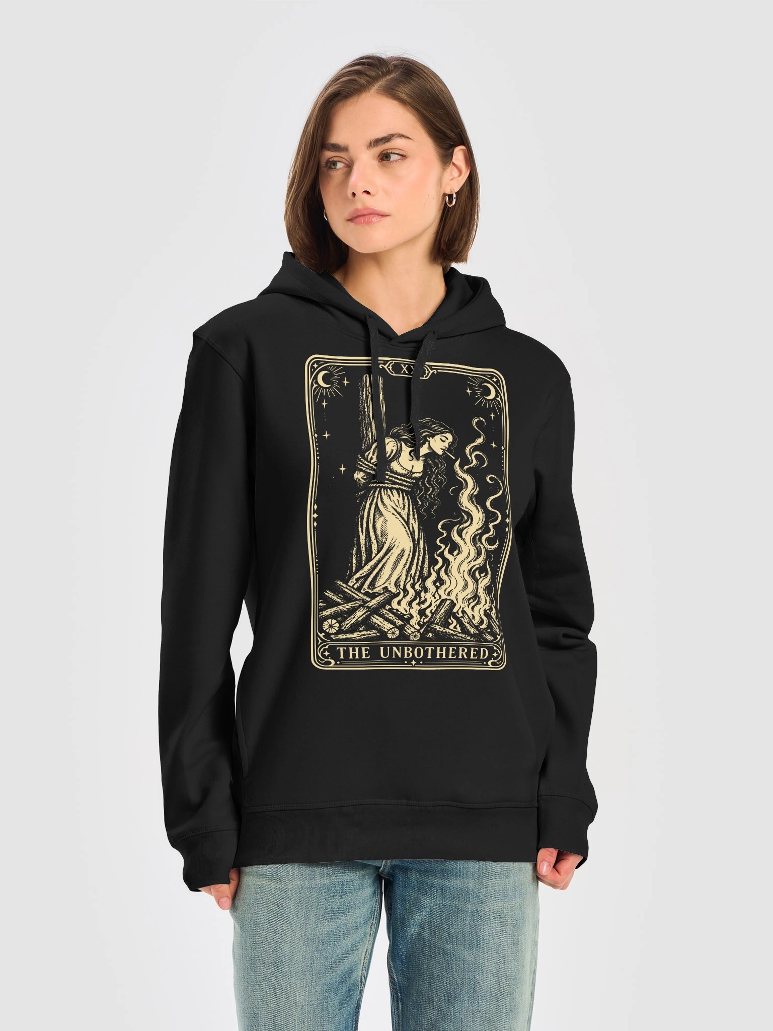 The Unbothered Tarot Organic Side Pocket Hoodie product image (2)