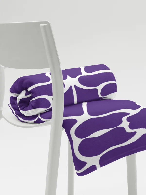 Purple Brick Mosaic Throw Blanket product image (11)